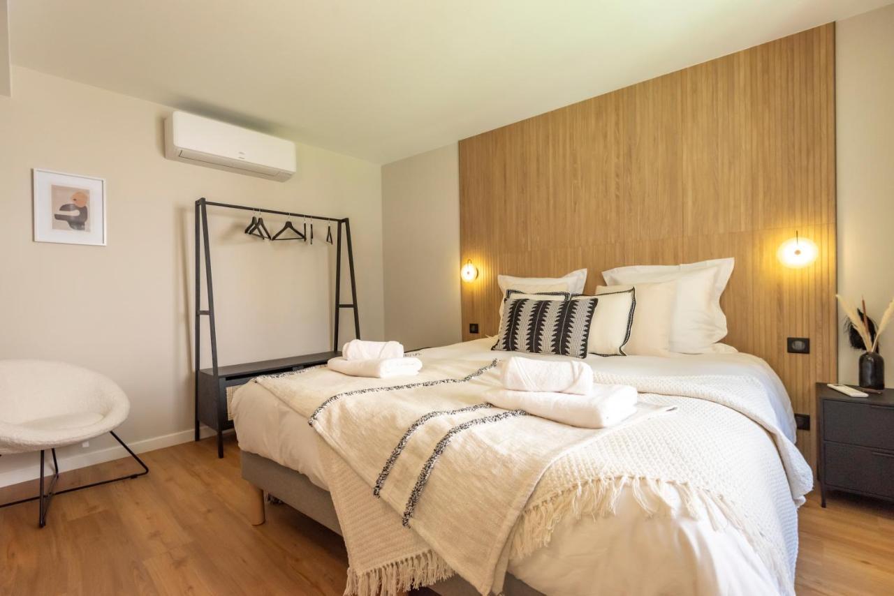Le Boho . Centre-Ville Macon . Proche Gare . Design . Neuf . Wifi . Climatisation . Confort Luaran gambar